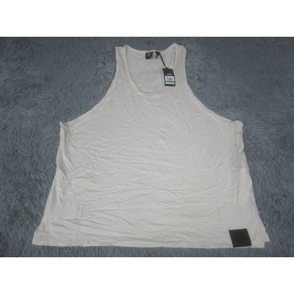 Puma Shirt Adult Large XO Tank Top Silver Birch NWT Cotton